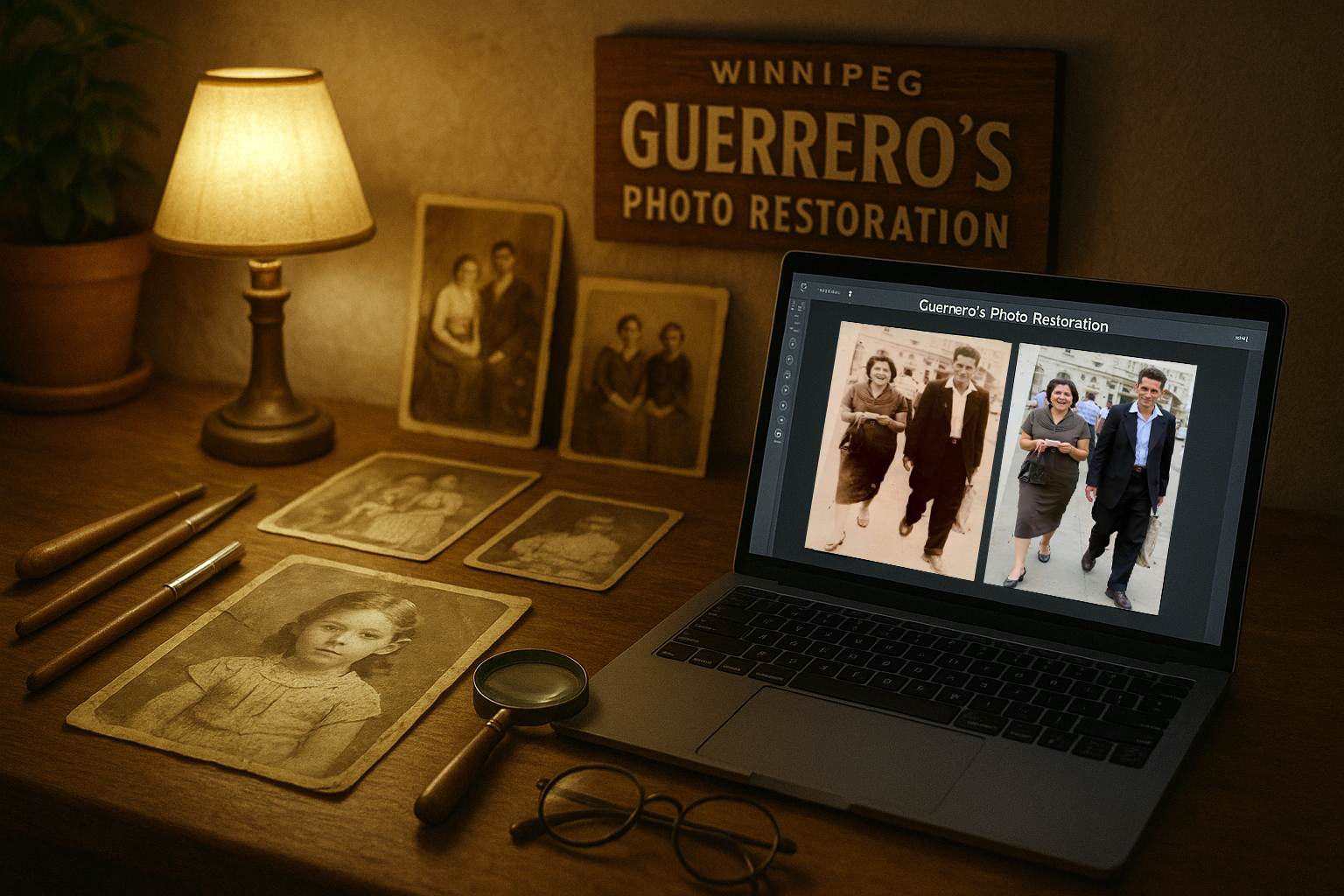 Guerrero's Photo Restoration workspace