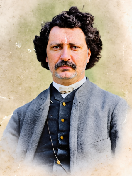 Restored photo of Louis Riel